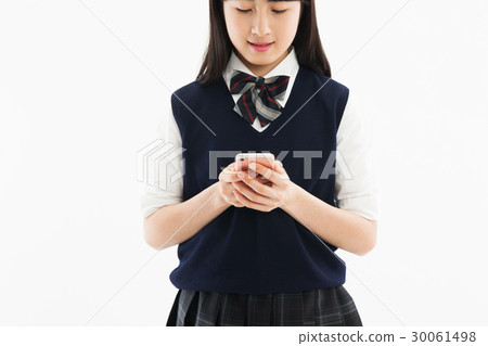 Junior high school girls uniforms smart gesture Junior high school girls uniforms smart gesture 30061498