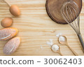 Tools and Ingredients for baking, top view 30062403