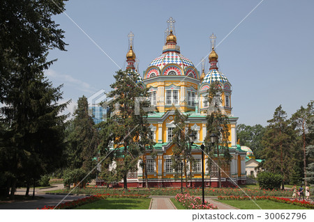 View at Ascension Cathedral, Almaty, Kazakhstan View at Ascension Cathedral, Almaty, Kazakhstan 30062796