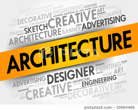 Architecture word cloud - Stock Illustration [30064466] - PIXTA