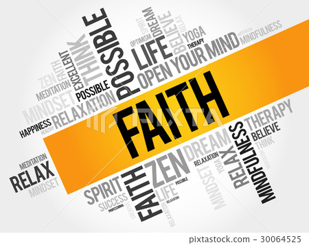 Faith word cloud Faith word cloud 30064525