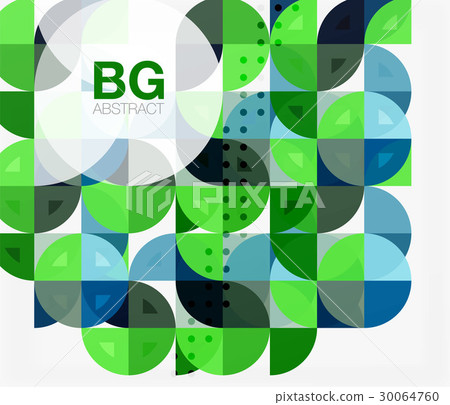 Colorful circle elements 30064760
