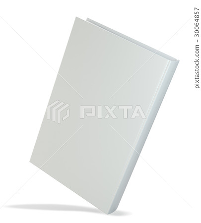 White realistic book isolated on white background White realistic book isolated on white background 30064857