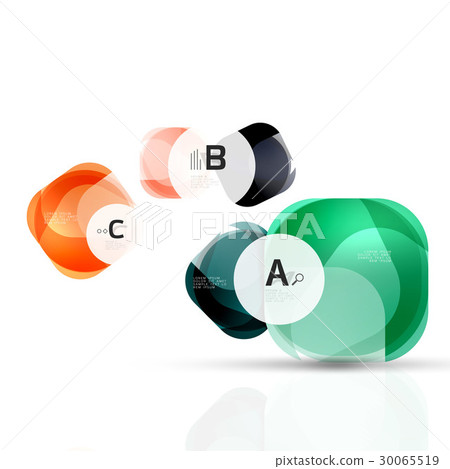 Vector abstract gem stones 30065519