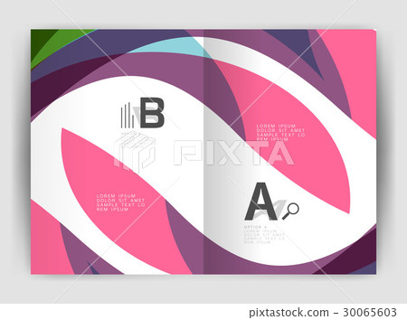 Wave design business brochure or annual report Wave design business brochure or annual report 30065603
