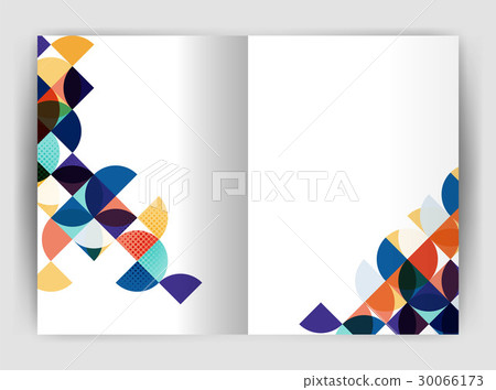 Abstract circle design business annual report Abstract circle design business annual report 30066173