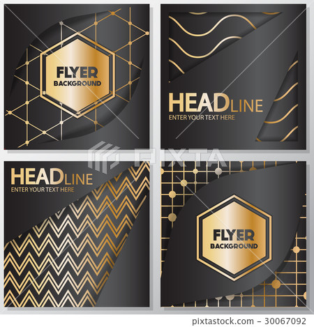 Gold banner background flyer style Design Gold banner background flyer style Design 30067092