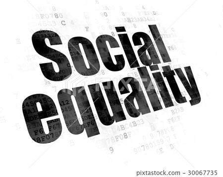Politics concept: Social Equality on Digital 30067735