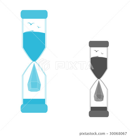 A set of logos hourglass 30068067