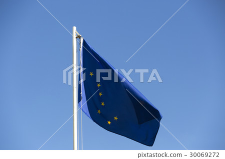 National flag of Alaska on a flagpole National flag of Alaska on a flagpole 30069272