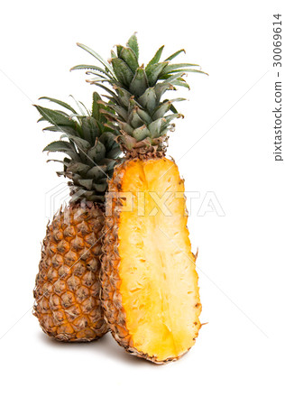 ripe pineapple isolated ripe pineapple isolated 30069614