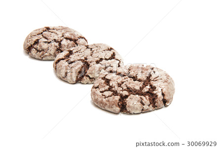 chocolate cookie isolated 30069929