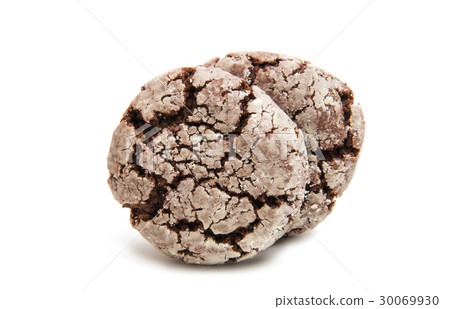 chocolate cookie isolated 30069930