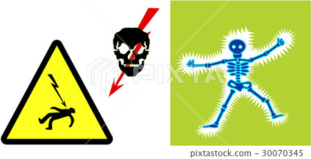 High voltage sign 30070345