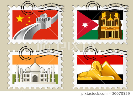 Postmarks - sights of the world series - Asia Postmarks - sights of the world series - Asia 30070539