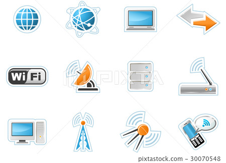 Wireless Technology icons 30070548