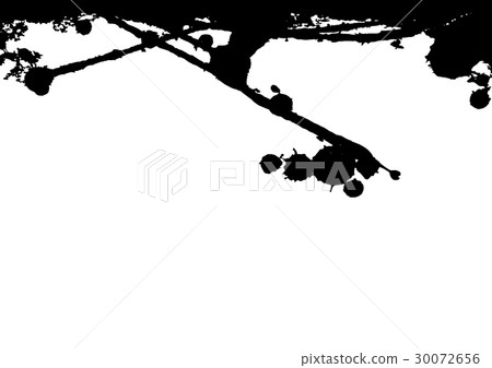 abstract splatter Black color  background isolated 30072656