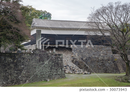 熊本地震之後的熊本城 熊本地震之後的熊本城 30073943