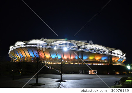 Big Swan at night (Niigata City) 30076189