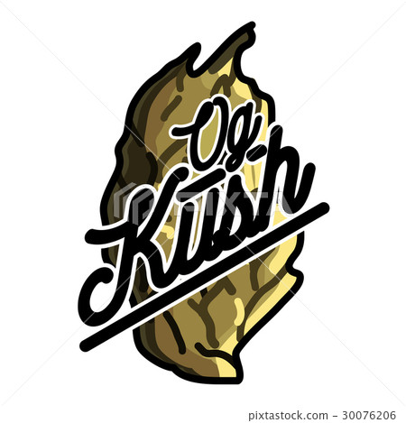 Color vintage marijuana emblem Color vintage marijuana emblem 30076206