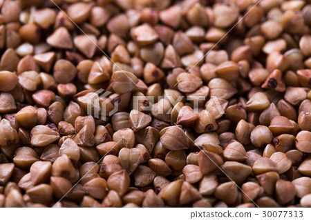 Raw buckwheat background 30077313