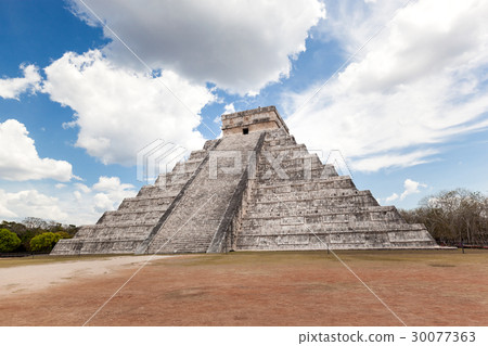 El Castillo (The Kukulkan Temple) of Chichen Itza 30077363