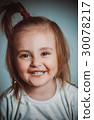 portrait happy little girl 30078217