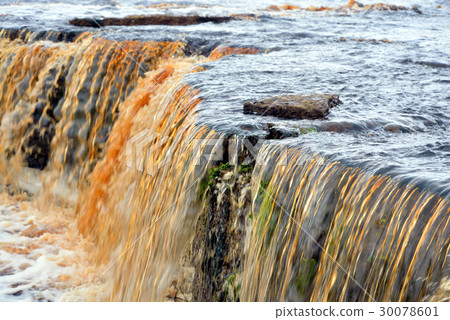 Small waterfall on Tosna River. Small waterfall on Tosna River. 30078601