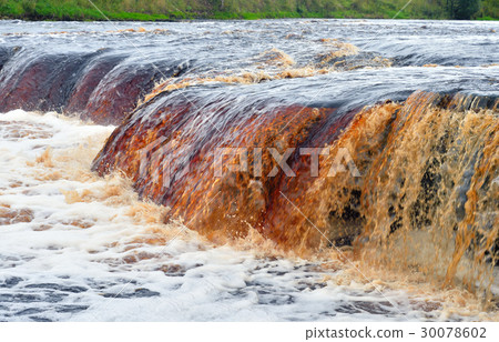 Small waterfall on Tosna River. Small waterfall on Tosna River. 30078602