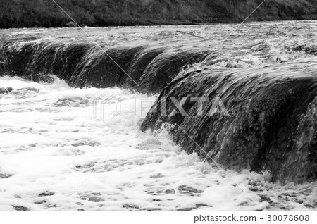 Small waterfall on Tosna River. Small waterfall on Tosna River. 30078608
