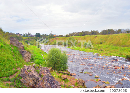 View of the river Tosna. View of the river Tosna. 30078668