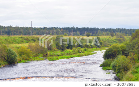 View of the river Tosna. View of the river Tosna. 30078685