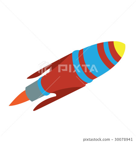 Isolated spaceship toy Isolated spaceship toy 30078941