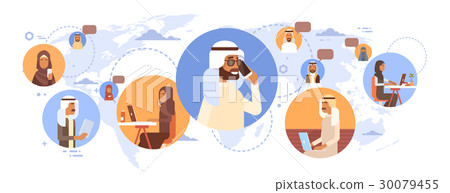 Muslim People Chat Media Communication Social Muslim People Chat Media Communication Social 30079455