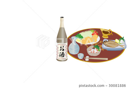 Today's drinking sake and a mountain of tuna Today's drinking sake and a mountain of tuna 30081886