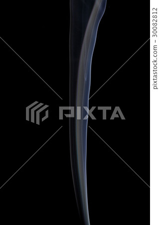 Abstract white blue smoke from aromatic sticks. Abstract white blue smoke from aromatic sticks. 30082812