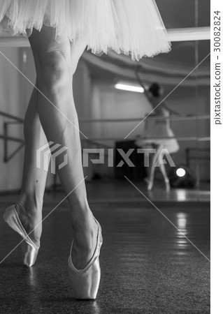 Long legs of ballerina in toeshoe 30082824