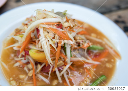Thai papaya salad 30083017