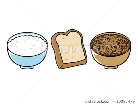 Boiled rice, bread, noodles Boiled rice, bread, noodles 30083479