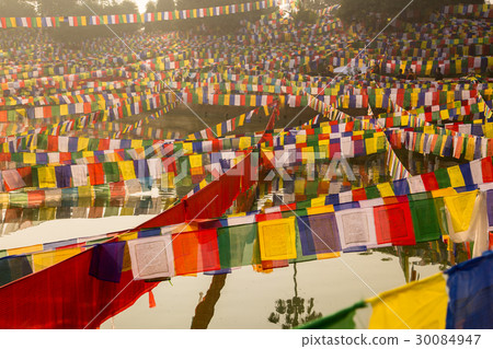 Talcho西藏佛教傳統禱告旗子 30084947