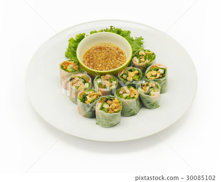 Thai fresh spring rolls 30085102