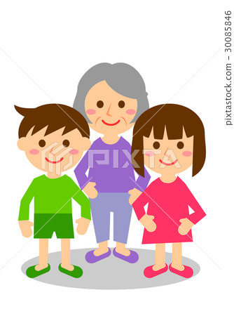 Three grandmothers whole body 30085846
