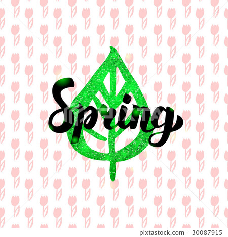 Spring Handwritten Card 30087915