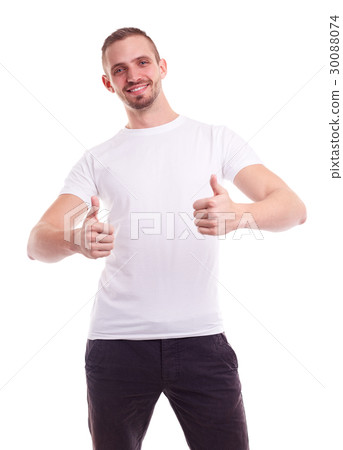 Handsome smiling man 30088074