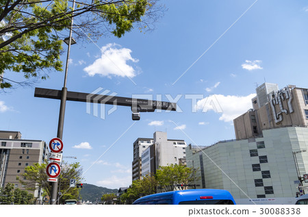 Kyoto Kawaramachi street signboard Kyoto Kawaramachi street signboard 30088338
