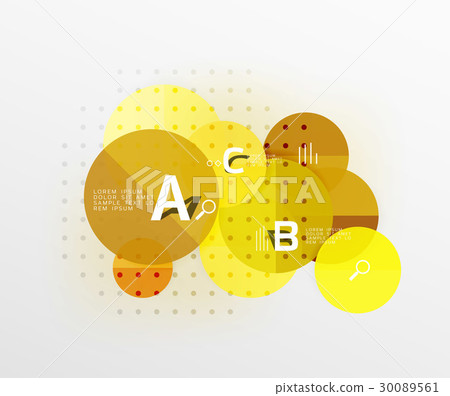 Round modern circle option infographic diagram Round modern circle option infographic diagram 30089561