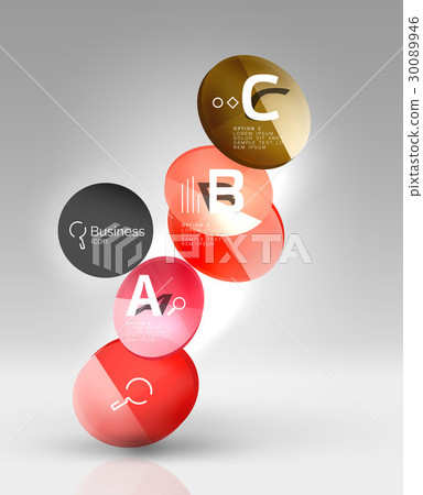 Vector circle infographics 30089946