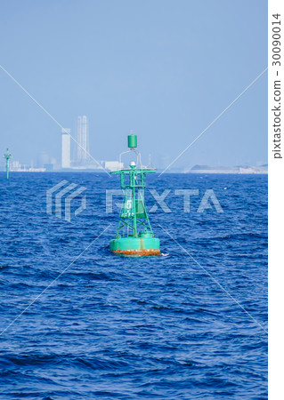 Yokosuka Port green buoys Yokosuka Port green buoys 30090014