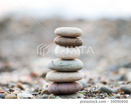 堆疊的石頭 30090808