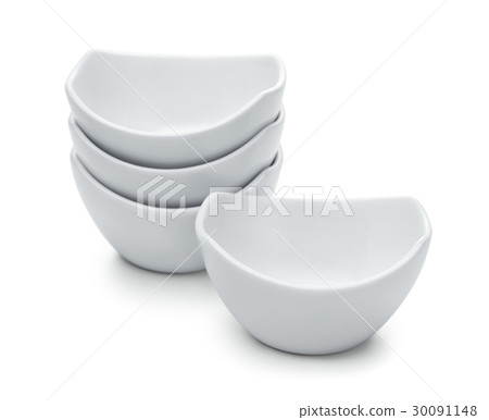 Group of white porcelain dip bowls 30091148